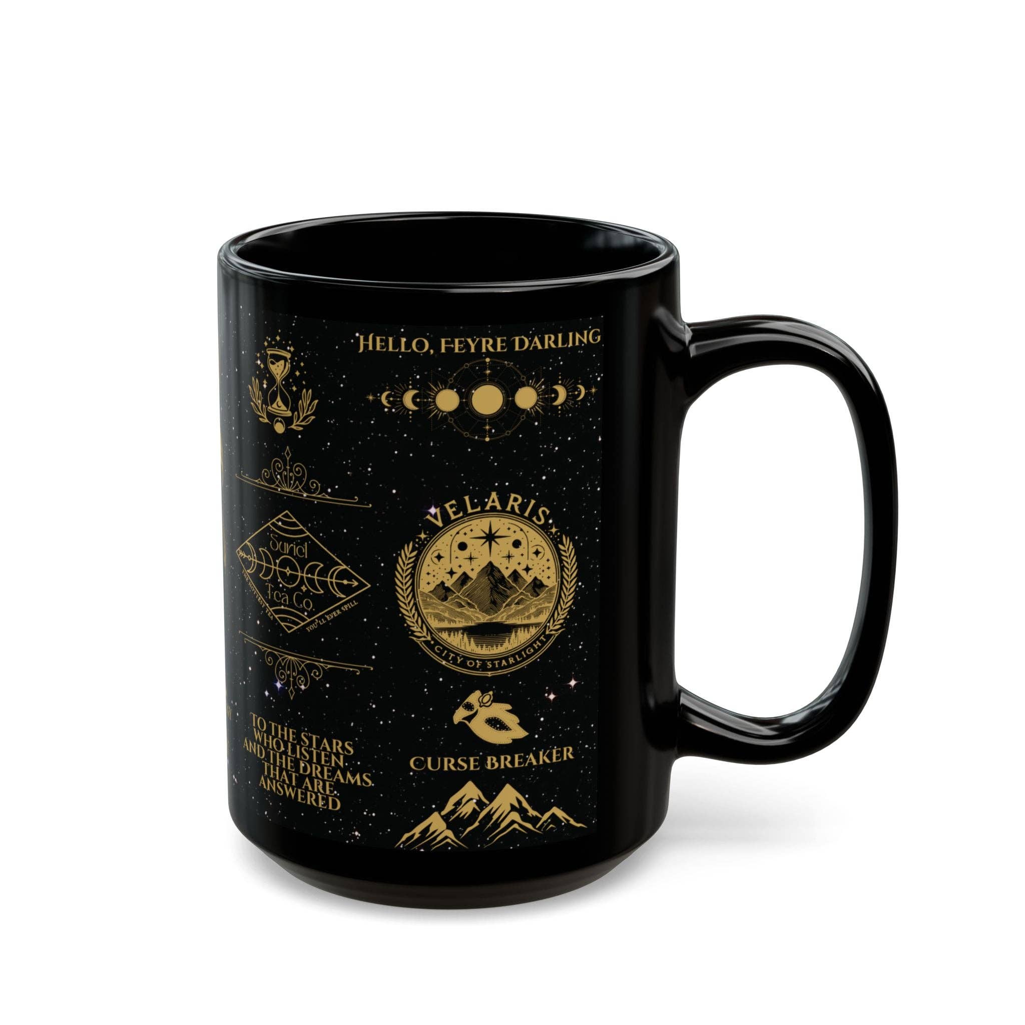 MagicMerchEmporium – wholesale Coffee mug – Black ACOTAR Night Court Mug2