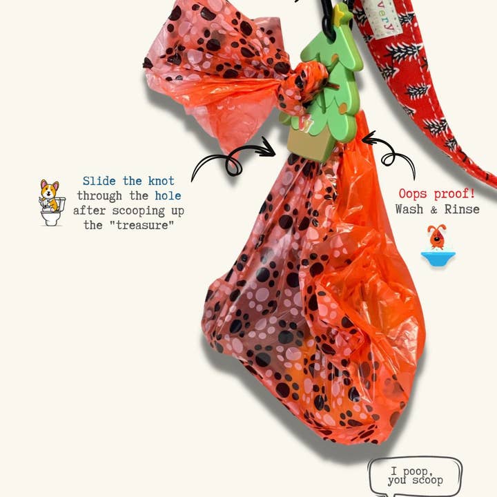 Very Vintage Designs - Wholesale Pet Poop Bag Dispenser - Peanut Butter Lover - Doodie Waste Bag Used Poop Bag Holder6