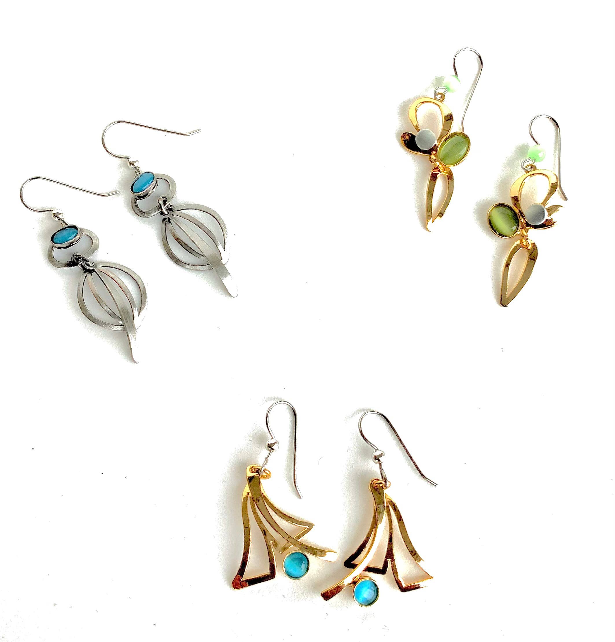 Christophe Poly / Crono Design - Wholesale Dangle Earrings - EARRINGS (Y) - Wire Hook Earrings
27