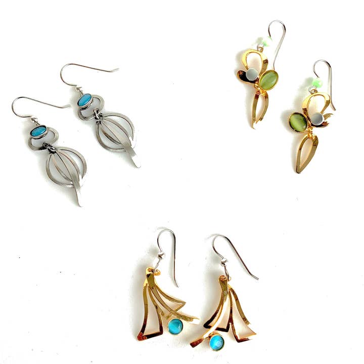 Christophe Poly / Crono Design - Wholesale Dangle Earrings - EARRINGS (Y) - Wire Hook Earrings
27