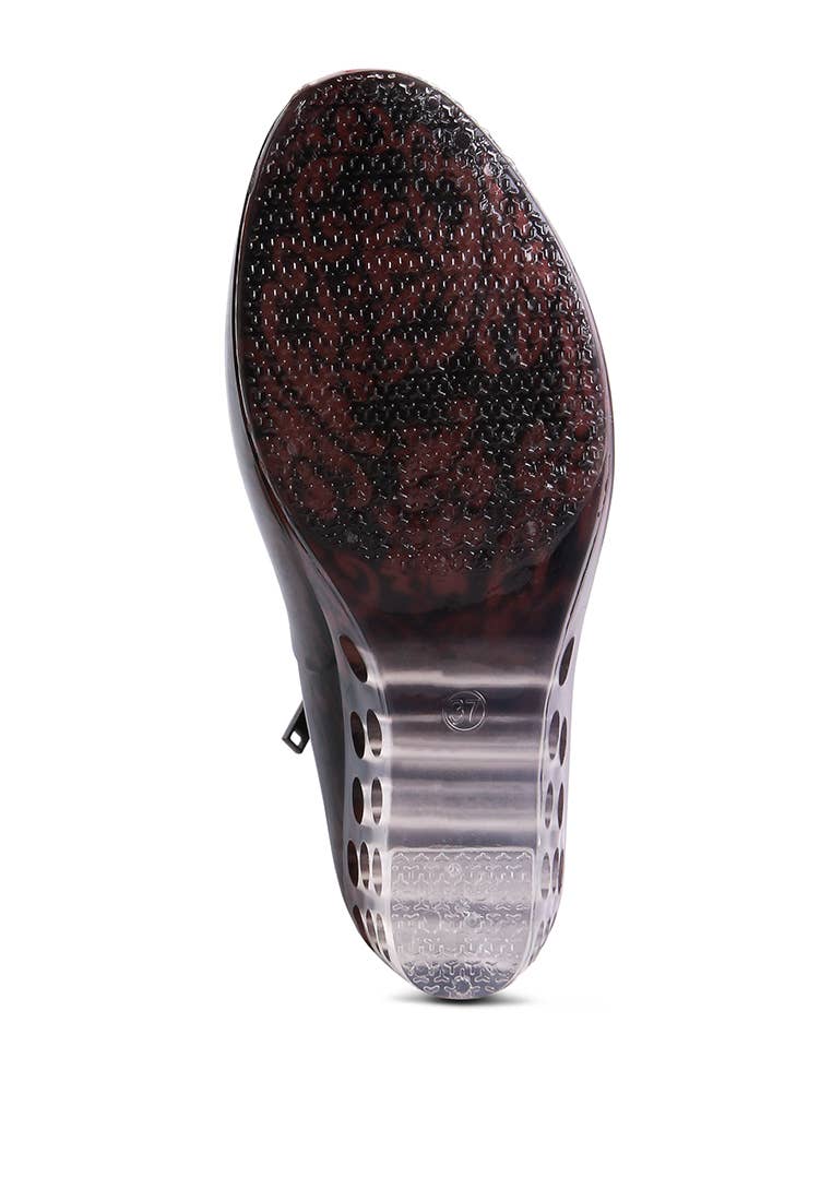 Rag Company - Wholesale Rain Boots - Women's - Drench Clear Wedge Rainboots4