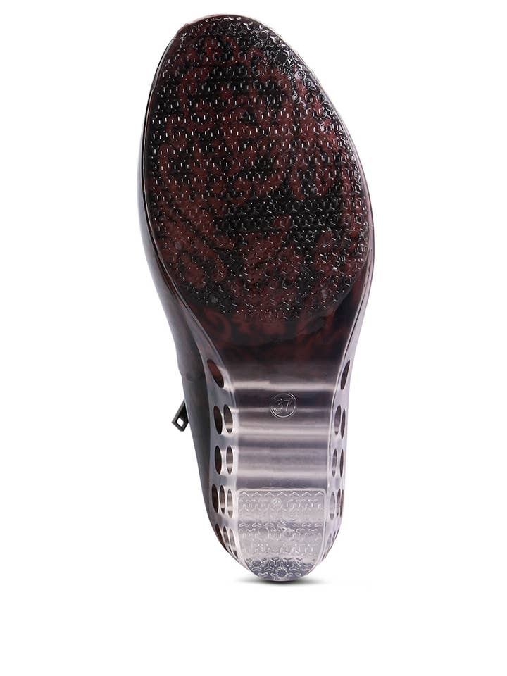 Rag Company - Wholesale Rain Boots - Women's - Drench Clear Wedge Rainboots4