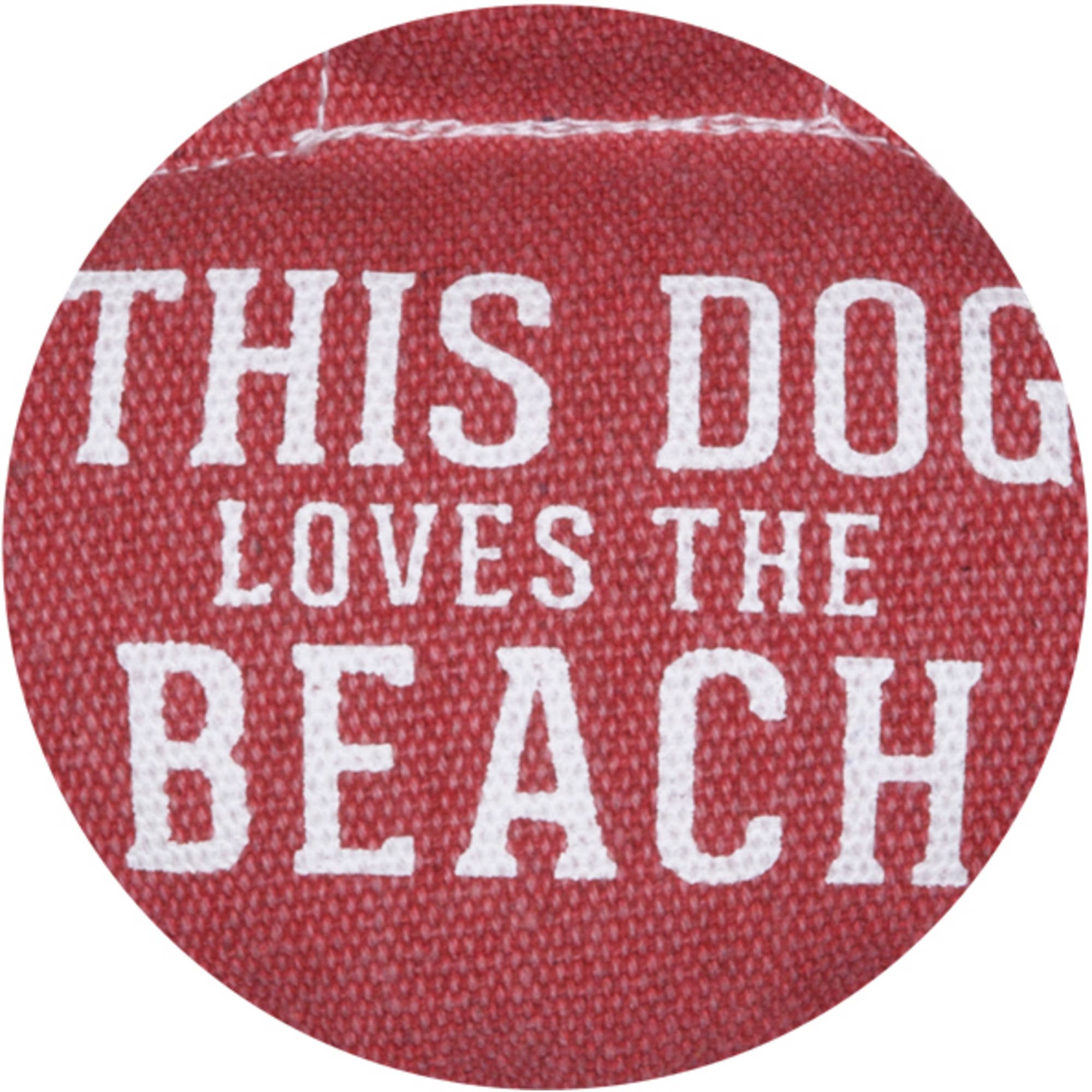 Pavilion - Wholesale Pet Rope Toy - Dog - Beach Dog - 10.75" x 8" Canvas Dog Toy on Rope4