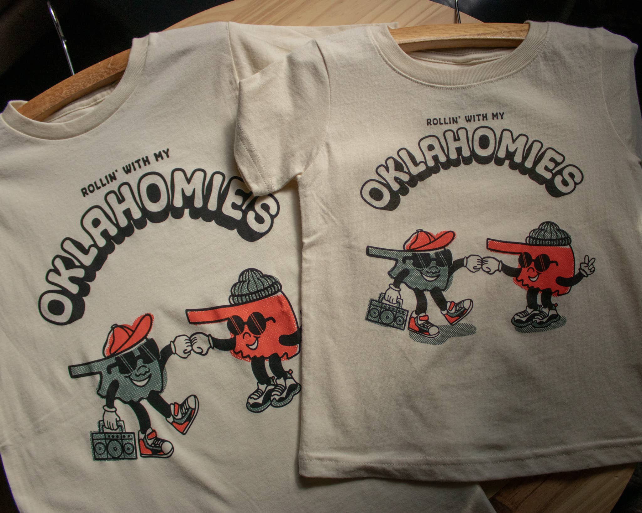 Natural Oklahomies Kids Tee for wholesale on Faire3
