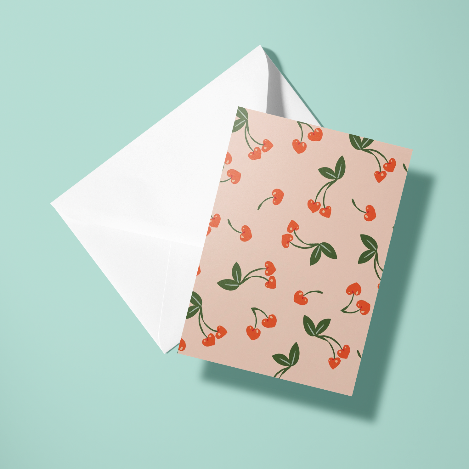 Olive & Company - Wholesale Everyday Greeting Card - Cherry Hearts1