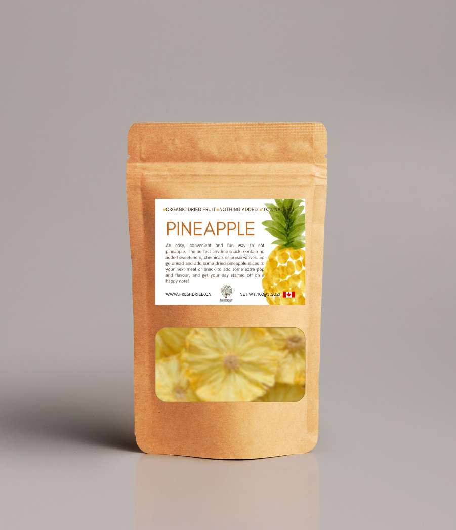 FreshDried – wholesale Dried/dehydrated fruit – Dried Pineapple Slices - organic0