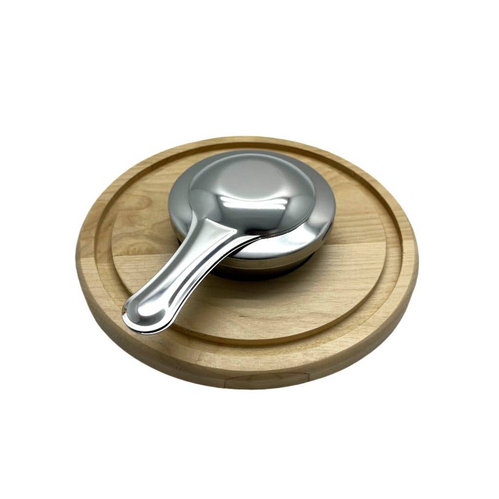 Svart Fondue Set i Svart Gjutjärn med Träbricka - 6 Pers. för wholesale på Faire3