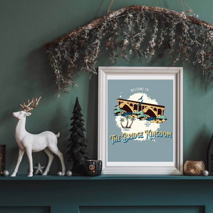 Das Bridge Kingdom Poster für den Großhandel von The Bean Workshop