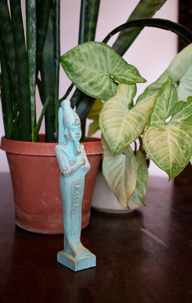 Discoveries, Inc. - Wholesale Decorative Figurine - Osiris Statue Patina Large - 7.5" - Egyptian God1