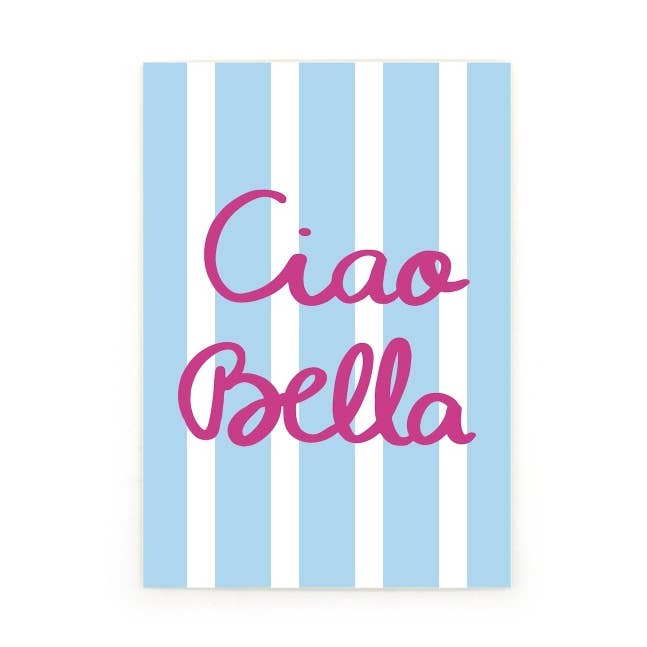 Quartier Libre Papier - Wholesale Map - Postcard Ciao Bella Free Zone0