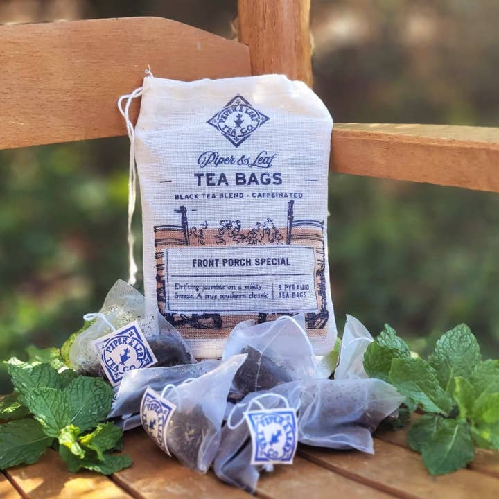 Piper & Leaf Artisan Tea Co - Wholesale Tea Bags - Front Porch Special - 9 Tea Bags