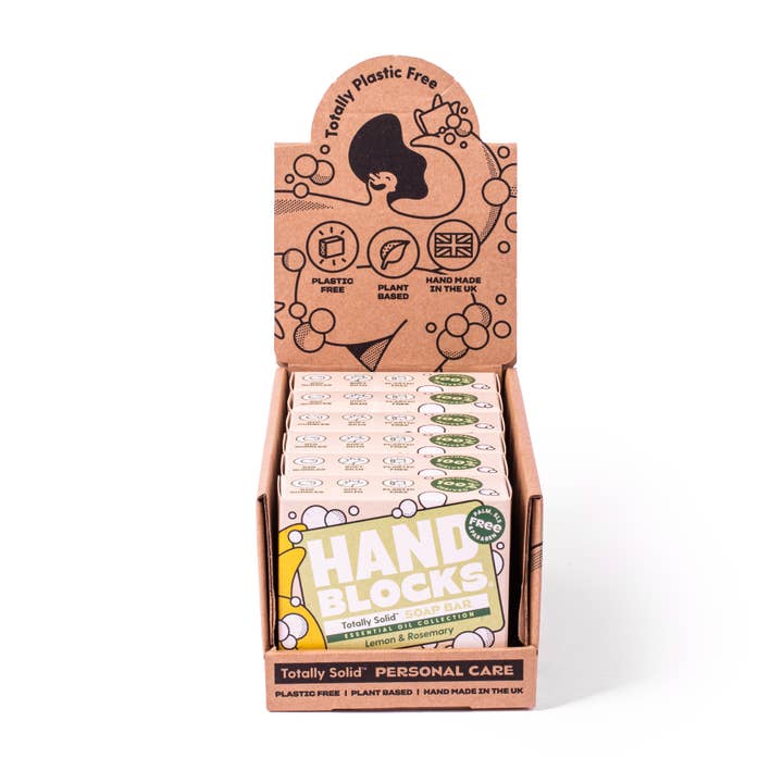 Hand Blocks - Hand Soap: Lemon & Rosemary (6 pack) for wholesale by SHOWERBLOCKS