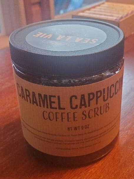 Caramel Cappuccino Coffee Body Scrub for wholesale by Sea La Vie Oregon