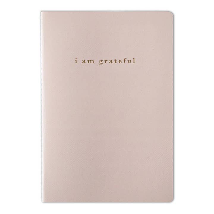 Rosa "Ich bin dankbar" Notizbuch (B6) für den Großhandel von Maylay Co.