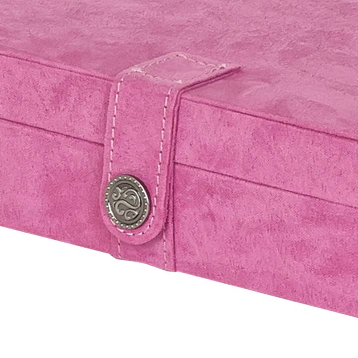 Mele and Co - Wholesale Jewelry Box/Organizer - Mele and Co Maria Plush Jewelry Box with 24 Sections