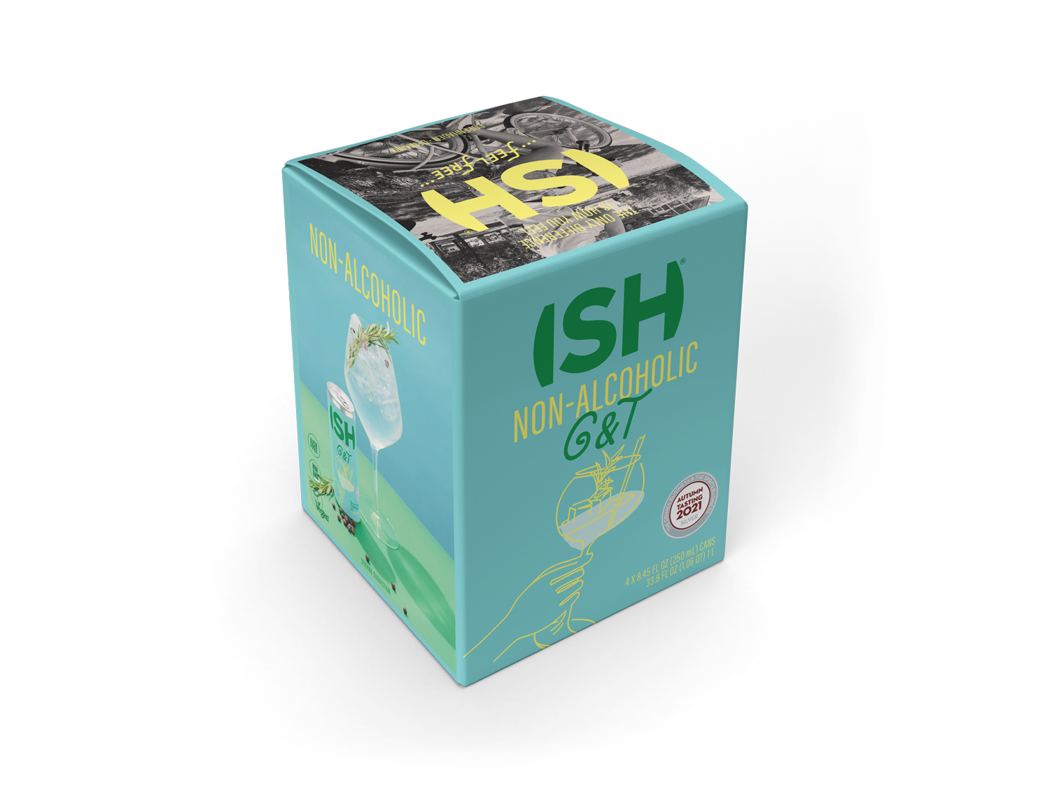 The Zero Proof - Wholesale Non-Alcoholic Aperitif/Mocktail - ISH G&T - 4-Pack0