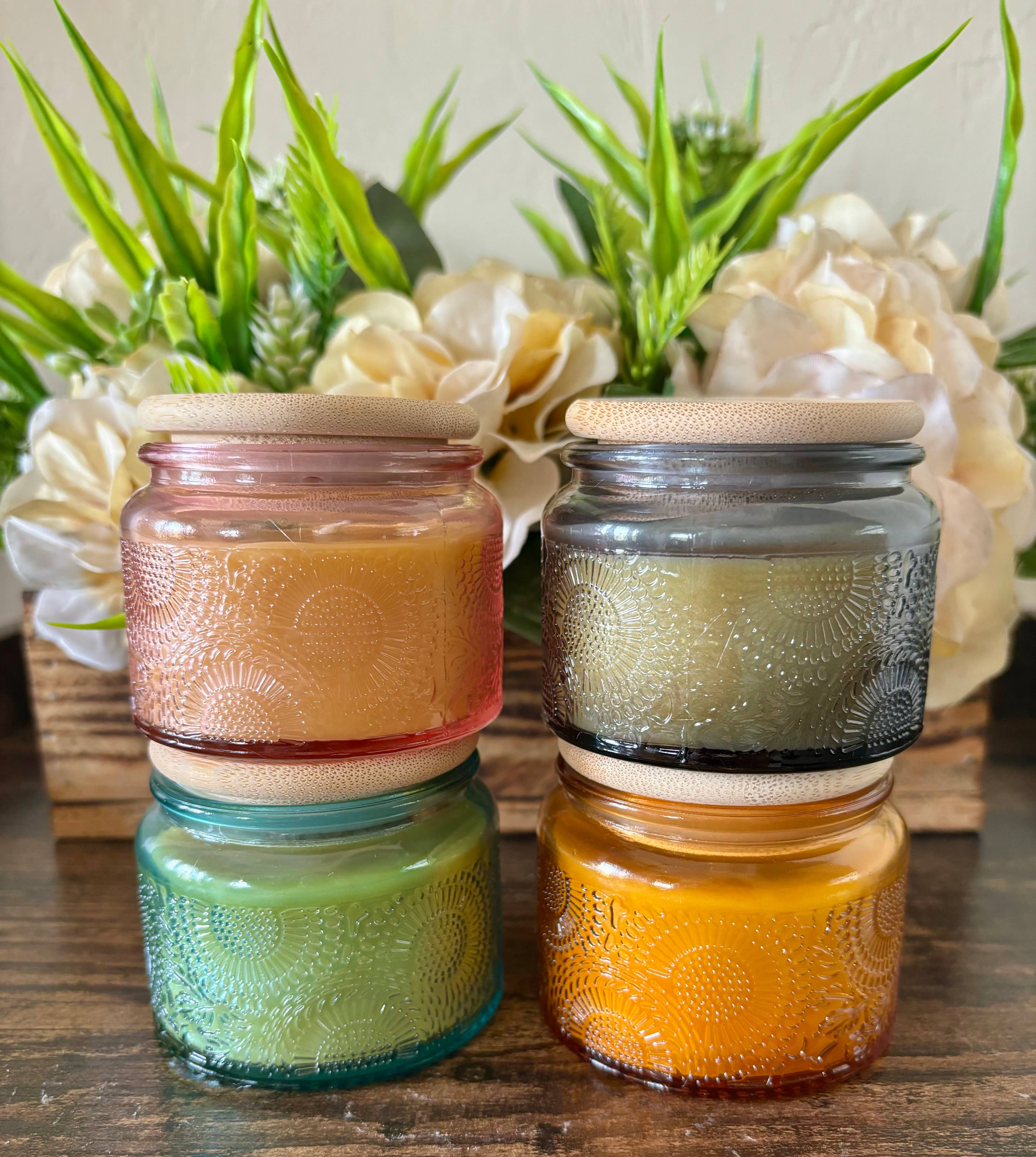 Thy Will Bee Done Apiary - Wholesale Jar/Filled Candle - Luxury Beeswax Candle, 4oz Beeswax Jar Candle, Natural Wax1