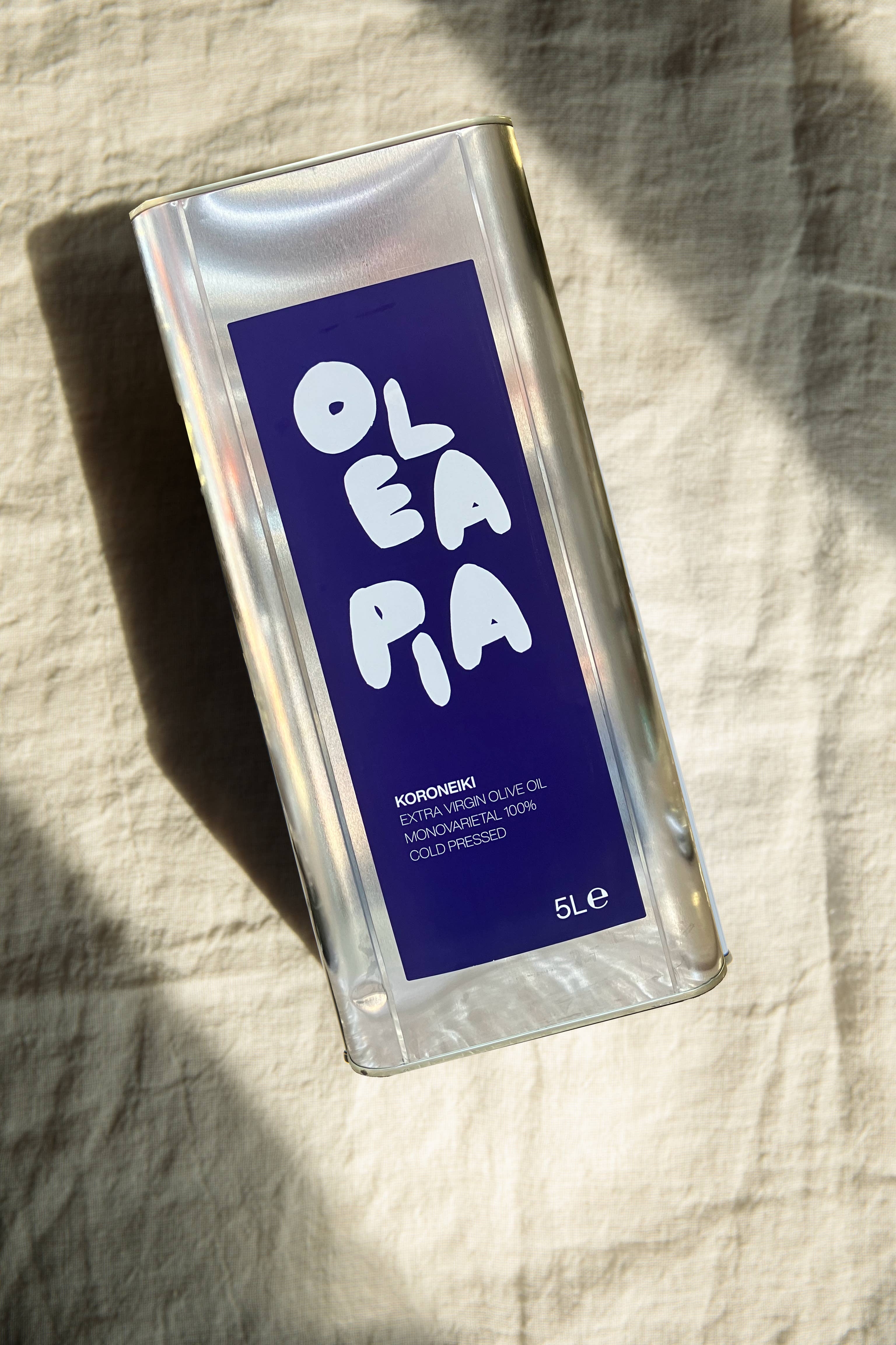 OLEA PIA - Wholesale Olive Oil - Koroneiki Monovarietal Extra Virgin Olive Oil 5L1