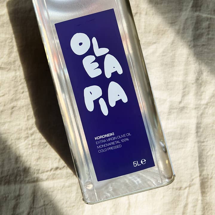 OLEA PIA - Wholesale Olive Oil - Koroneiki Monovarietal Extra Virgin Olive Oil 5L1