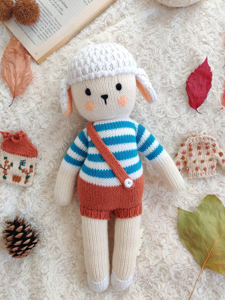 Nino sailor, sheep lamb soft toy for wholesale by Lero Lero KID