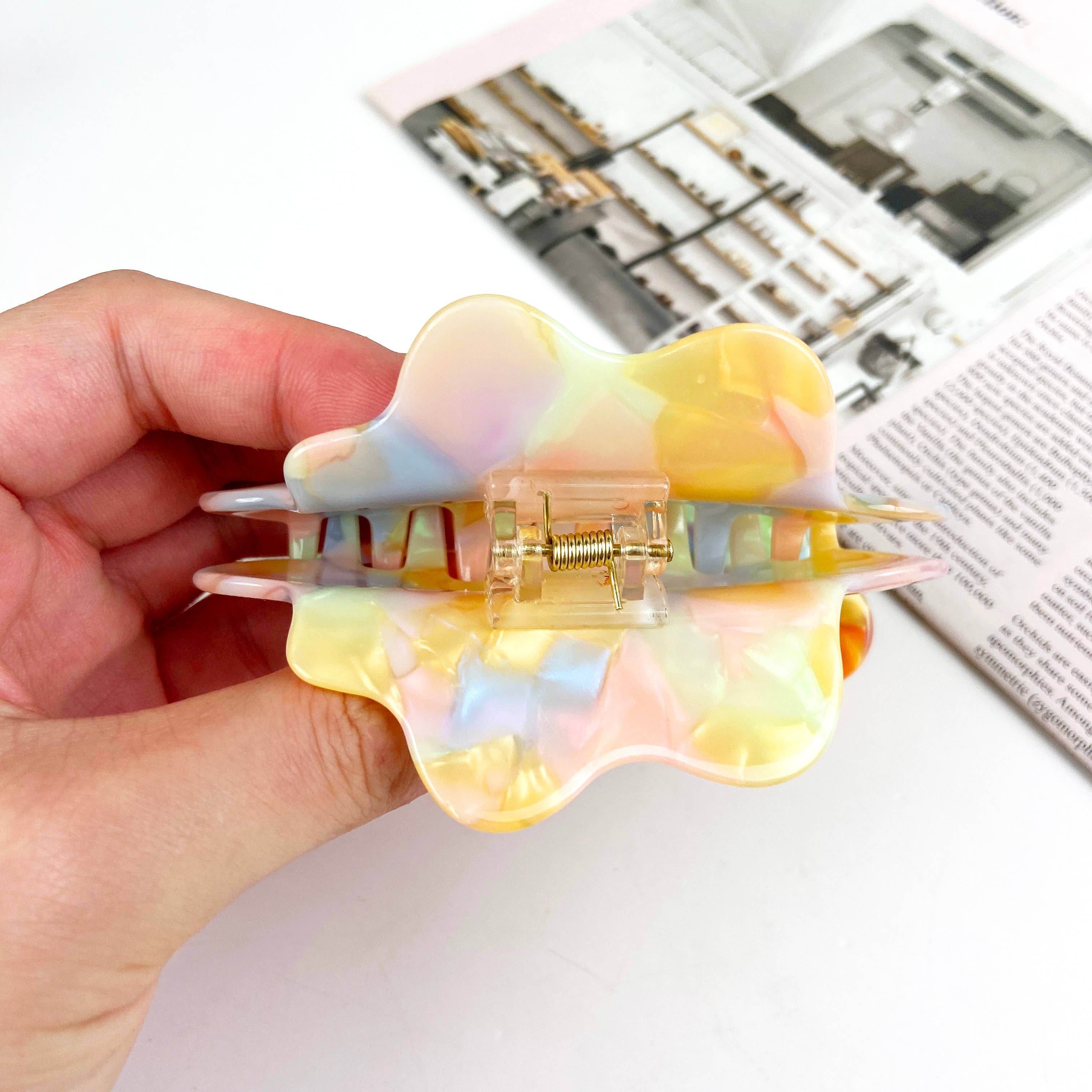 mildstyles - Wholesale Hair Clip - Women's - Acetate Colorful Claw Clip Cloud Hair Clips2