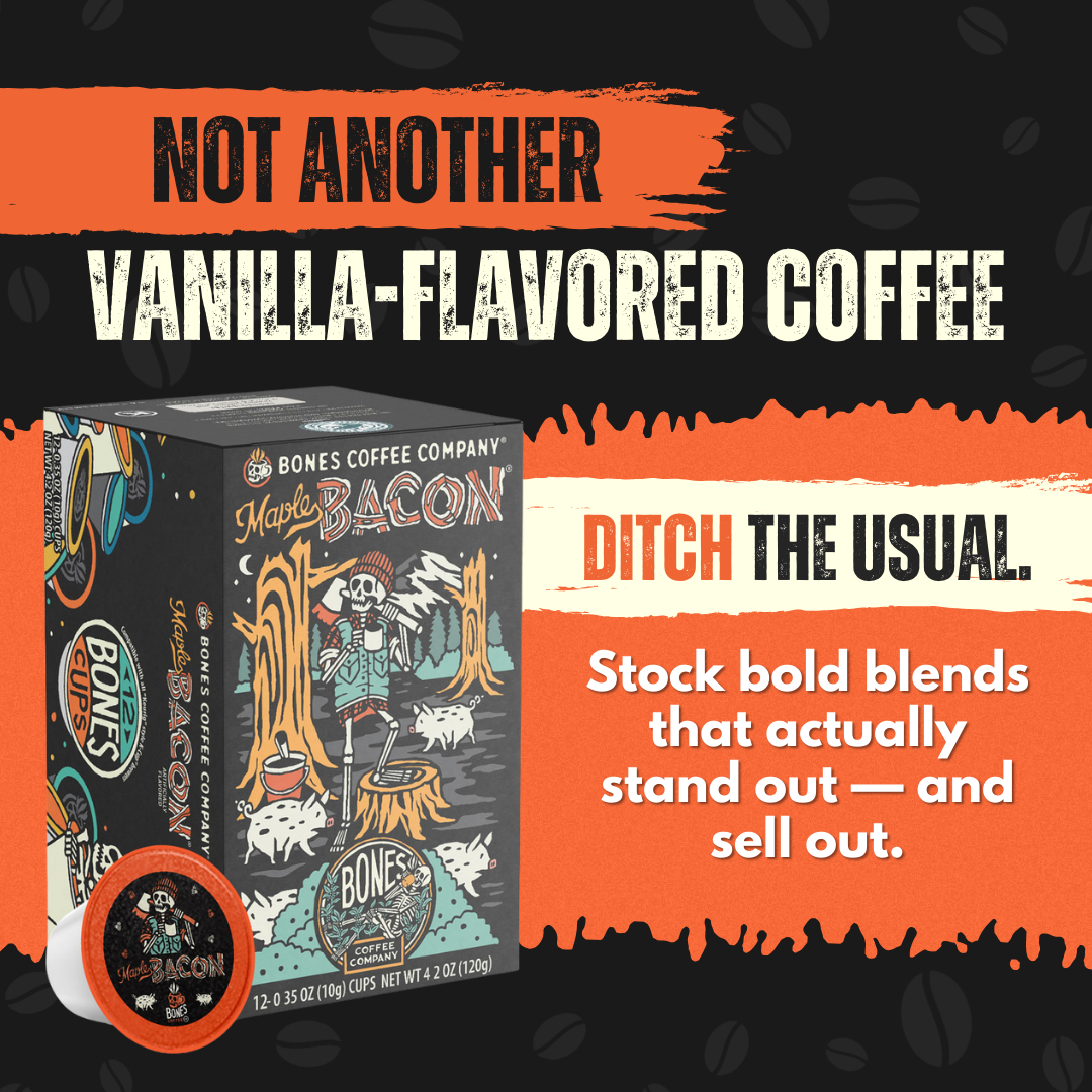 Bones Coffee Company - Wholesale Ground Coffee - Irish Cream Coffee Pods | 12 Count | Flavored Coffee1