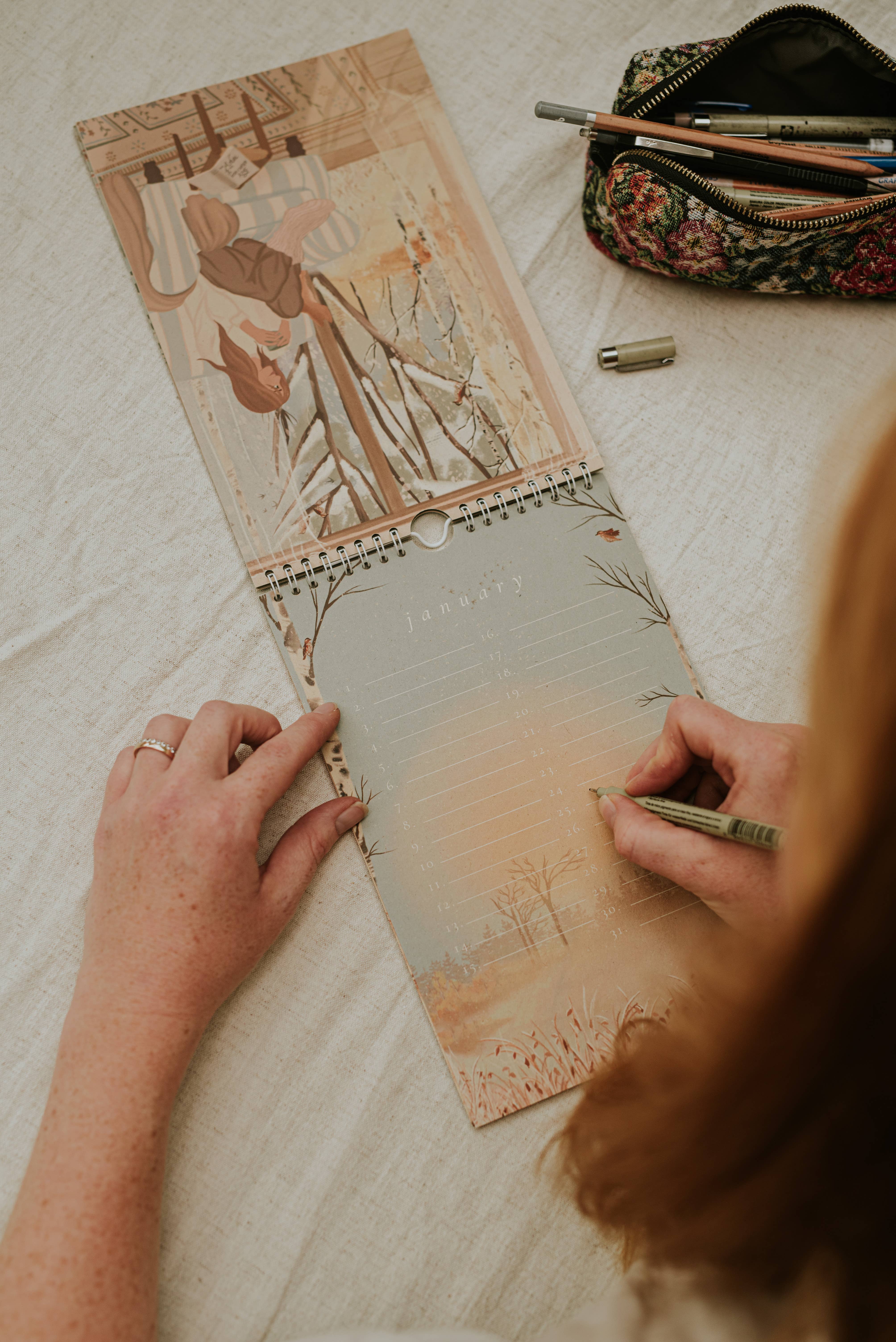 Nicolet Boon - Vente Calendrier - Calendrier d'anniversaires à double sens5