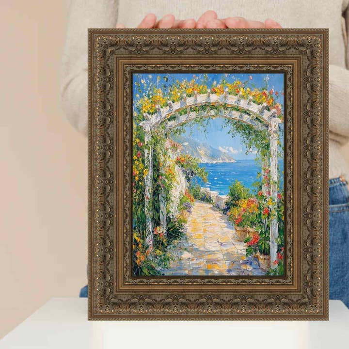 Moldura Larga de Luxo Vintage Antiga em Ouro para Fotografias 11x11 por atacado de Modern Memory Design Picture Frames