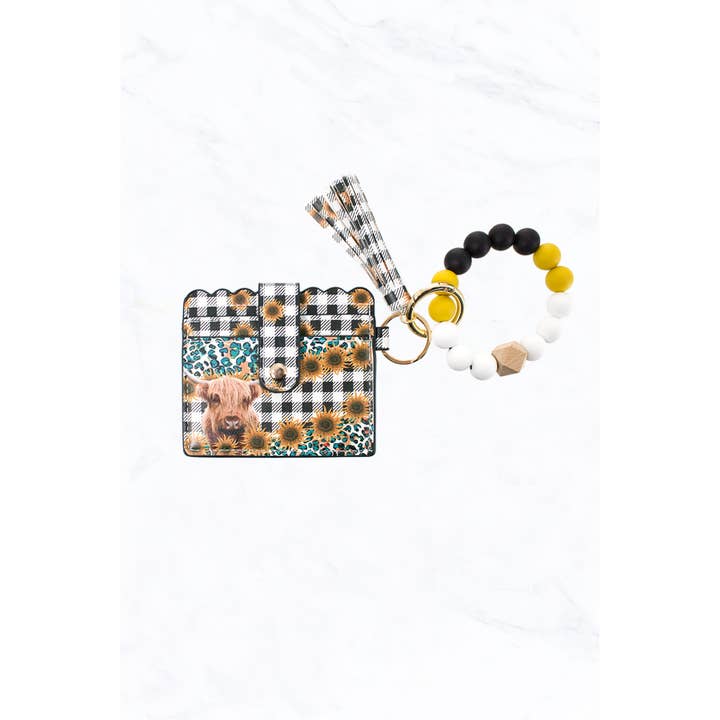 Suzie Q USA - Vente Bracelets porte-clés - Bracelet en perles de silicone avec porte-cartes et porte-clés4