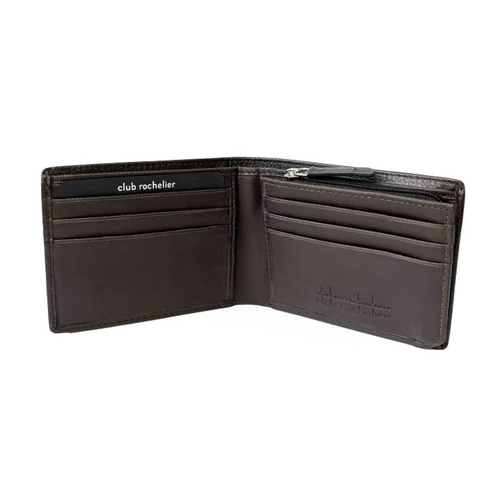 Club Rochelier - Wholesale Wallet - Men's - Men's Slim Wallet With Zippered Pocket9