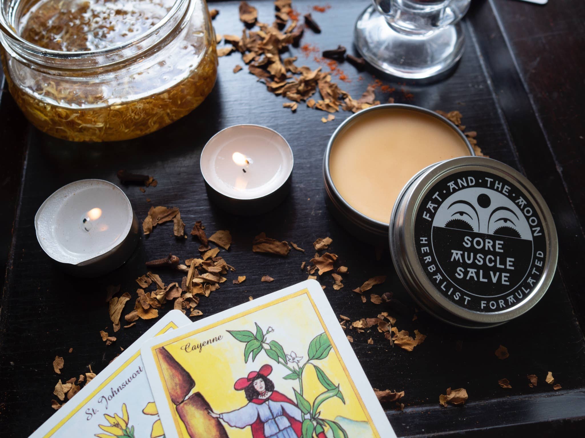 Fat and the Moon - Wholesale Healing Salve/Balm/Cream - Sore Muscle Salve1