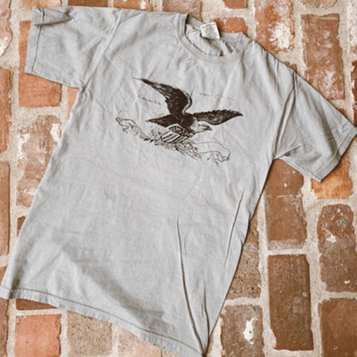 American Eagle T-shirt met vintage print voor wholesale door GreenLife Tees