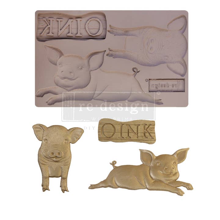 Redesign With Prima Decor Moulds Farm Friends 5"x8" 8mm for wholesale by Redesign with Prima