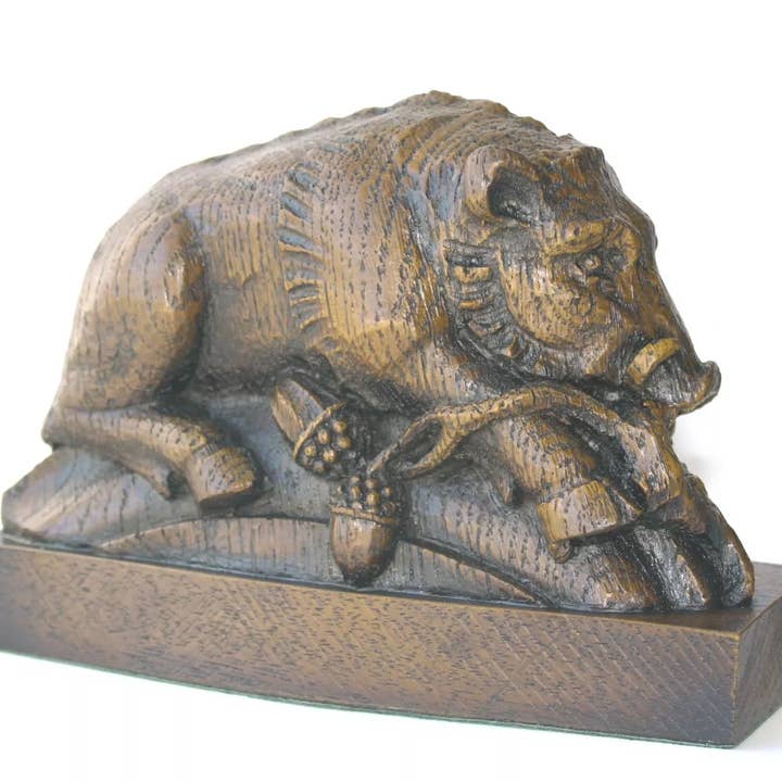 Oakapple Designs Ltd - Wholesale Decorative Figurine - Wild Boar of St. Giles - Reproduction Misericord Carving.5