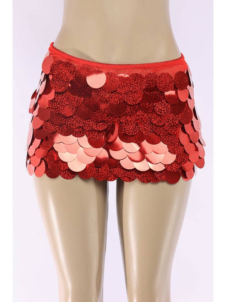 K Too - Vendita all'ingrosso Gonna - Donna - Minigonna oversize con paillettes4