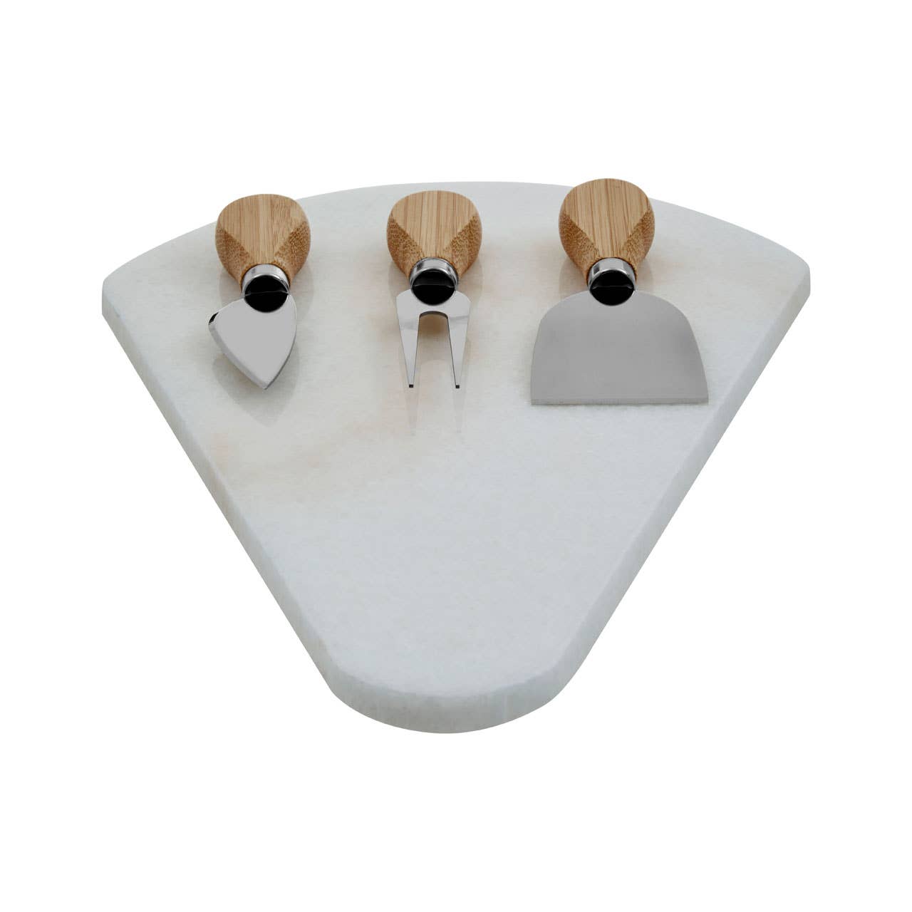 Interiors by Premier – wholesale Cheese board – White Fan Shaped Marble Cheese Board1