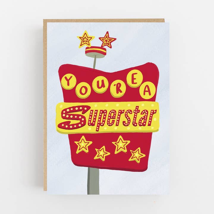 Du är ett Superstar Card för wholesale av Lomond Paper Co