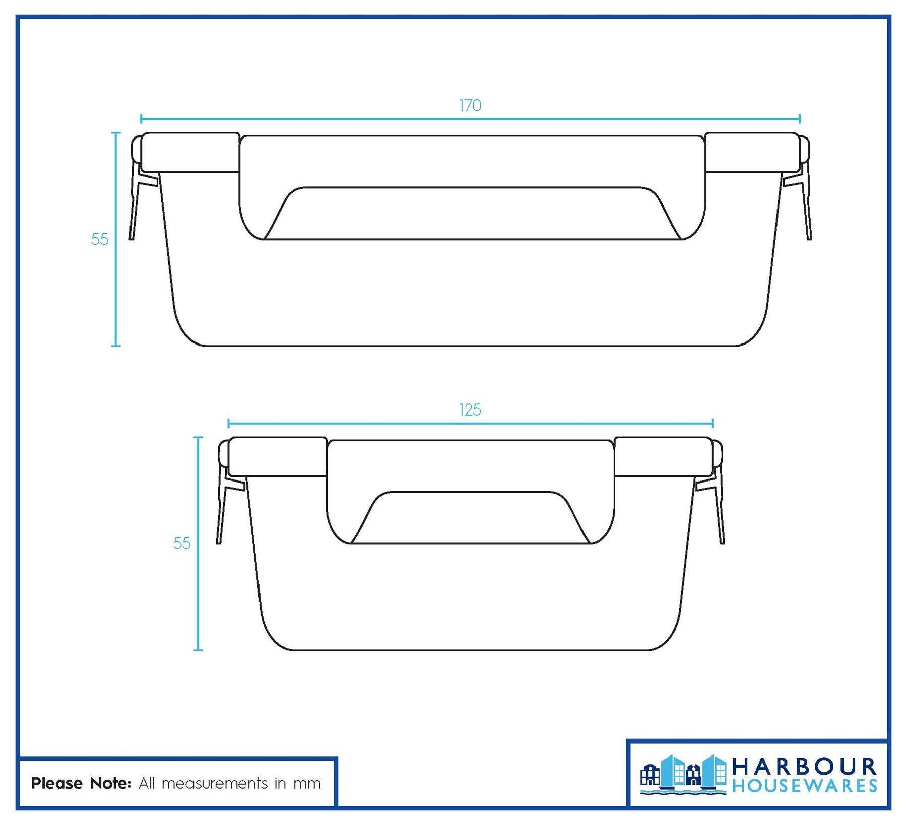 Rinkit Ltd – wholesale Food storage container – Glass Food Storage Container with Lid3