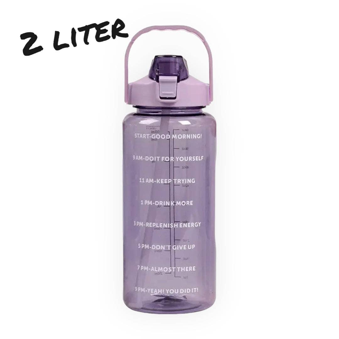 Kinky Pleasure - Wholesale Water Bottle - Timmy Toys - AX078 - Water Bottle - 2 Liter With Time Marker - 8 Colors8