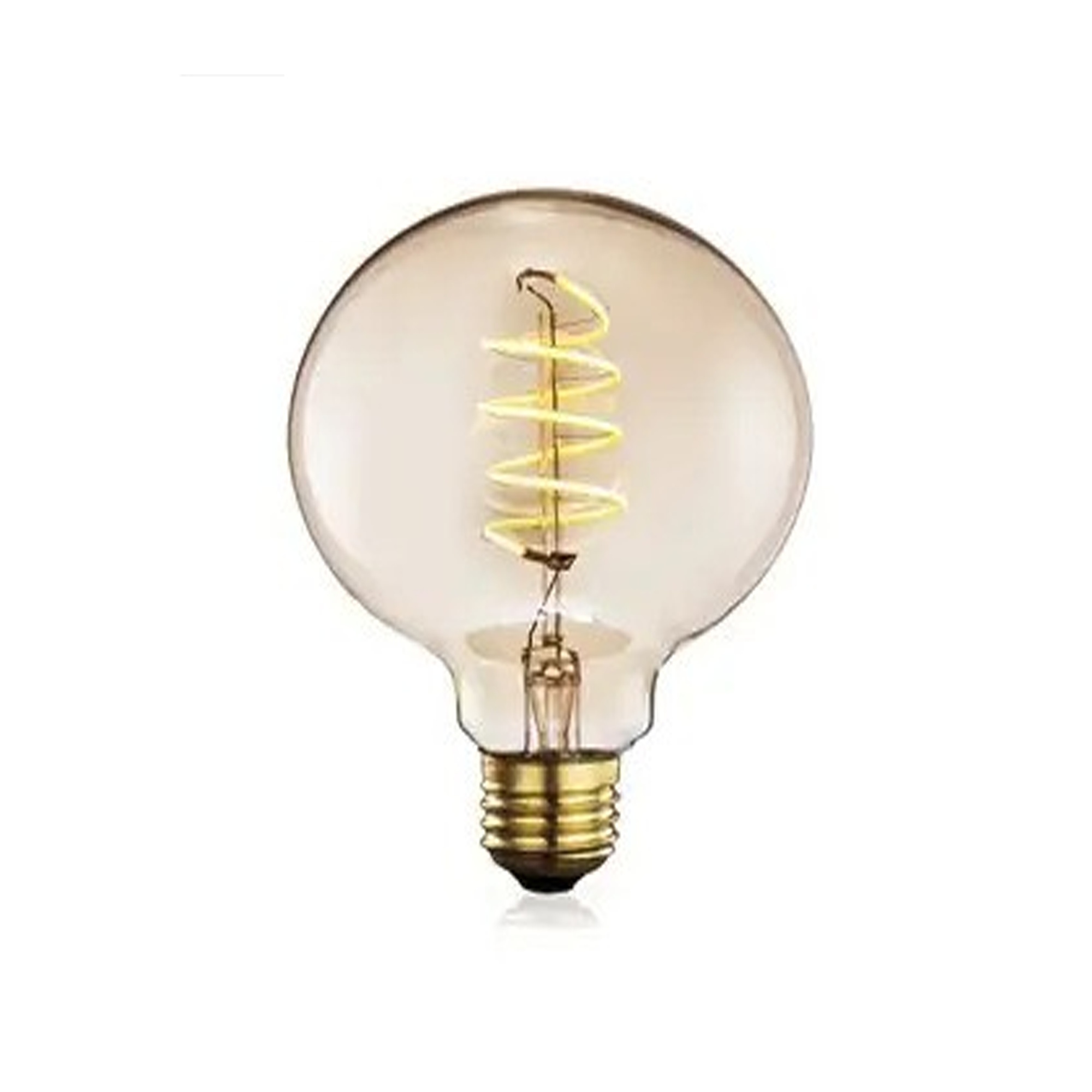 Ledsone - Wholesale Light Bulb/Puck - Vintage LED Spiral Filament G95 4W E27 Globe Light Bulb Decorative Edison Bulb ~40610