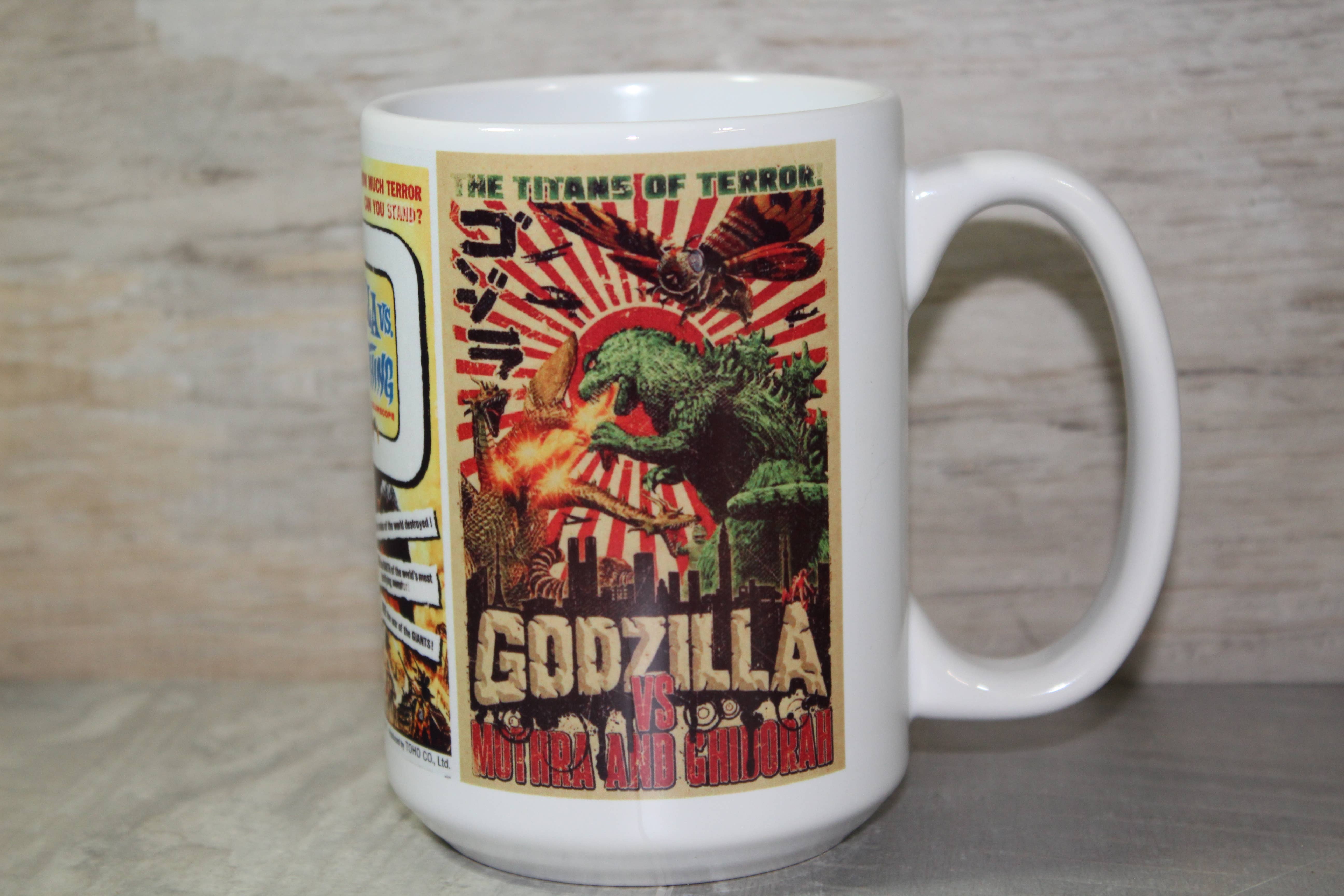 Raven Design - Wholesale Coffee Mug - Godzilla Movie Poster // 15 Oz. Ceramic Mug5