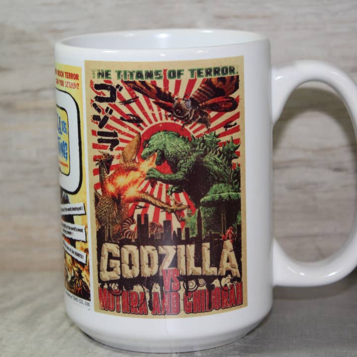 Raven Design - Wholesale Coffee Mug - Godzilla Movie Poster // 15 Oz. Ceramic Mug5
