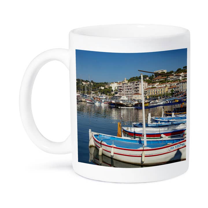 3dRose - Vente Tasse à café - 3dRose, Cassis, un port de pêche méditerranéen dans le sud de la France. , Tasse8