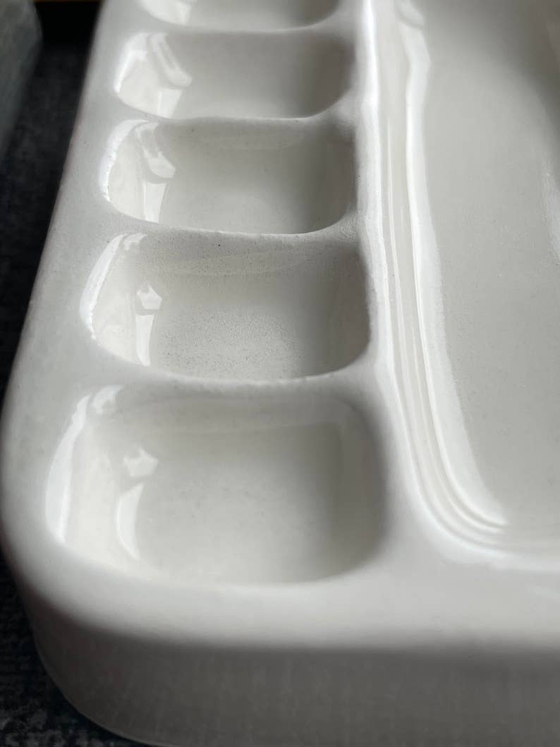 Muddy Ceramic Limited - Vente Palettes/plateaux de mélange - Palette en céramique personnalisée avec étui, palette de voyage robuste4