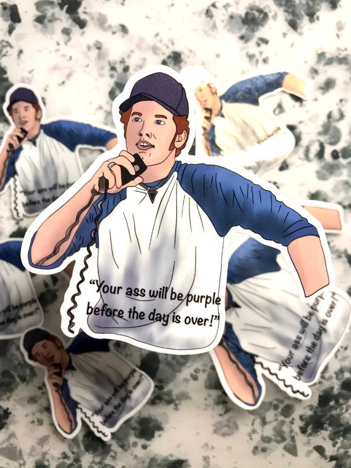 Dazed And Confused Benny Sticker for wholesale by Shimmer Me Stickers