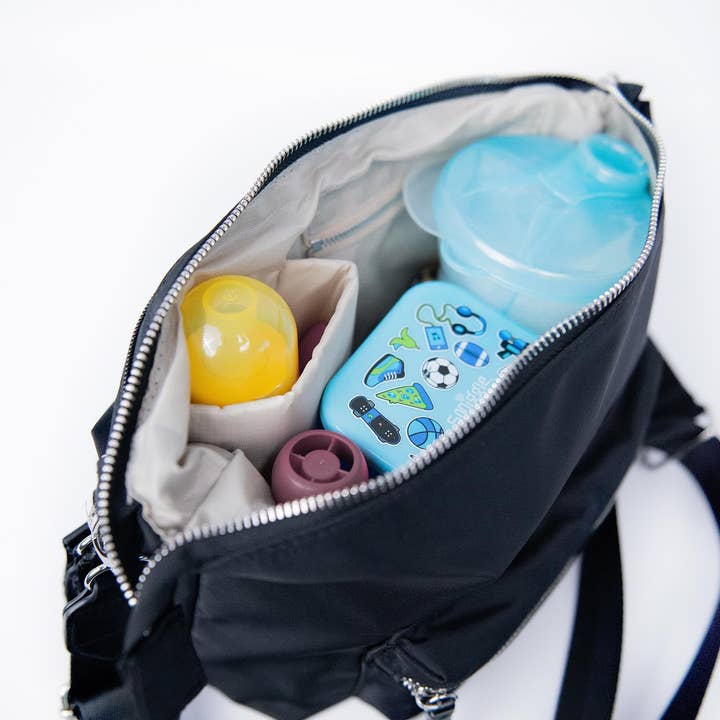 Mummas Wear - Wholesale Diaper Bag - Baby - Teeny Tiny™ Pram Caddy Crossbody Bag in Midnight Mayhem3