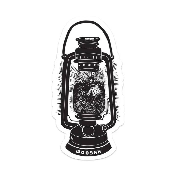 Camp Woosah Sticker for engroshandel hos Woosah Outfitters