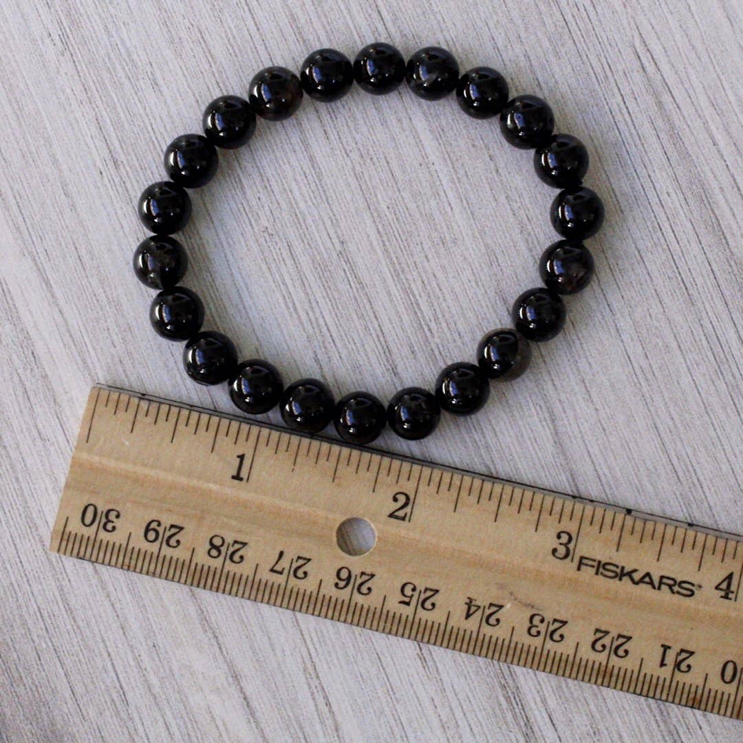 Pebble House – wholesale Beaded bracelet – Black Tourmaline Bracelet 4mm/6mm/8mm - Crystals & Stones3