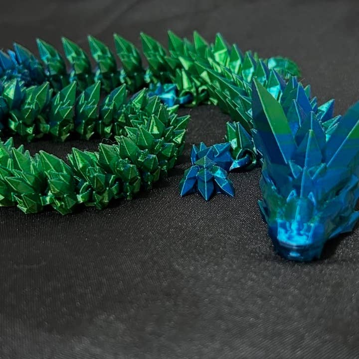 3D Printed Cinderwing Crystal Dragon - PLA Filament for wholesale by Caps Collections