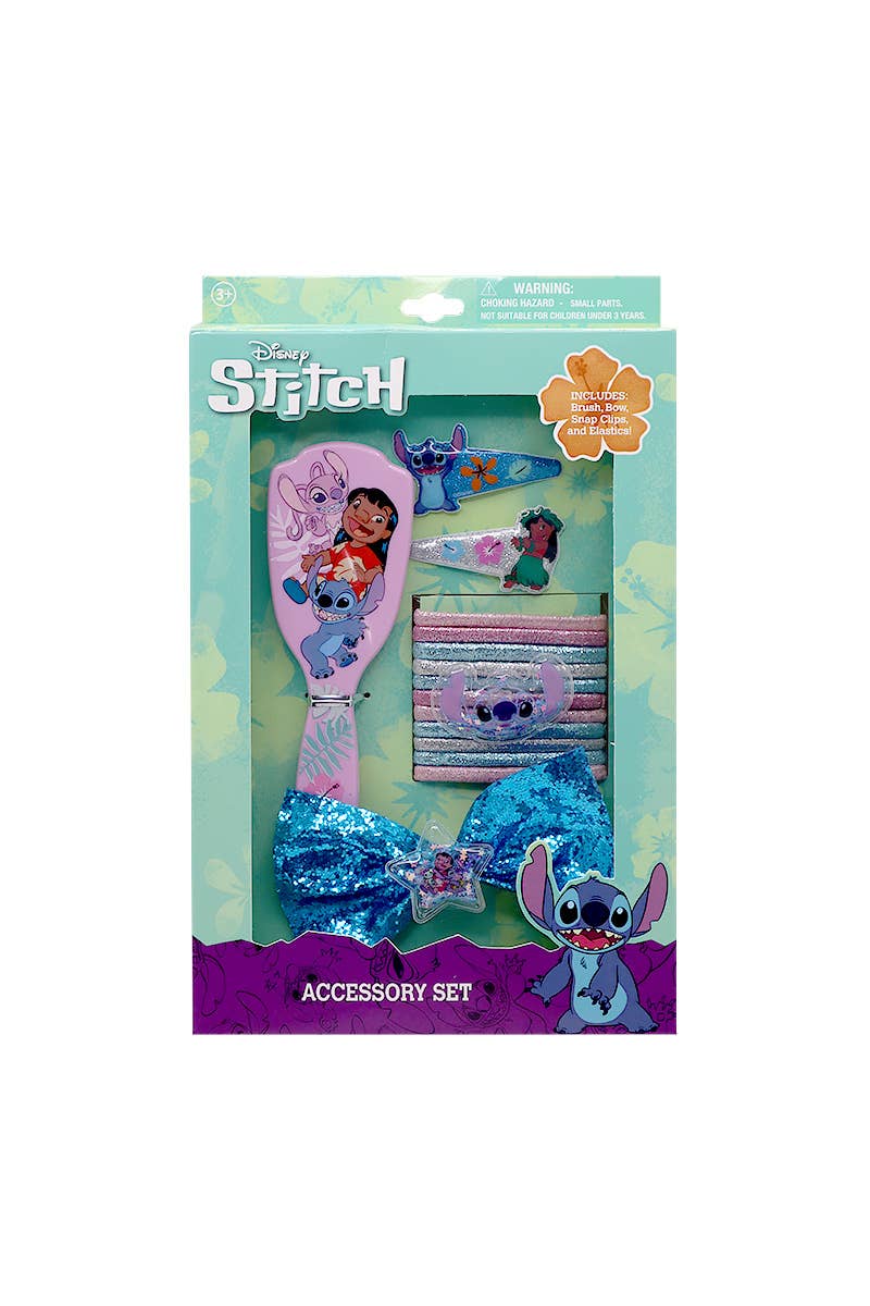 PINEAPPLE Beauty - Wholesale Hair accessories set – kids - UPD RIESTI (LS184) Disney Stitch Hair Accessory Set - 6